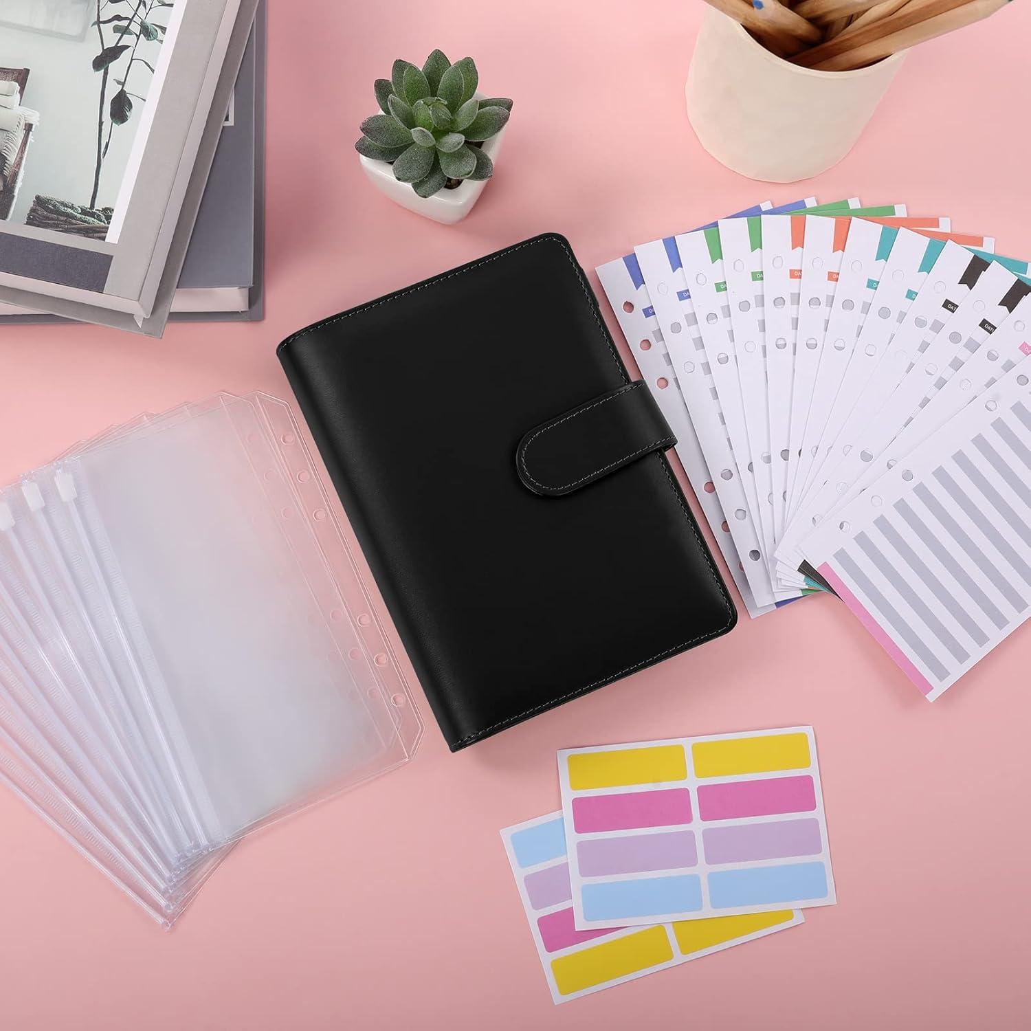 Budget Planer A6 Geldumschläge Sparbuch Folien Organizer