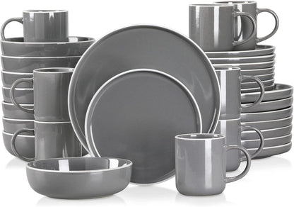 Tafelservice Steingut SESAM Scandinavian Design Kombiservice 32-teilig