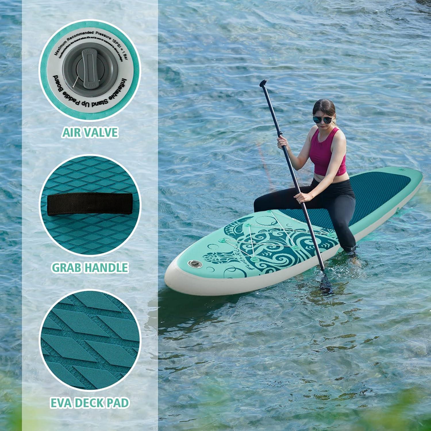 Aufblasbares Paddle Board Stand Up Paddleboards für Erwachsene SUP Zubehör