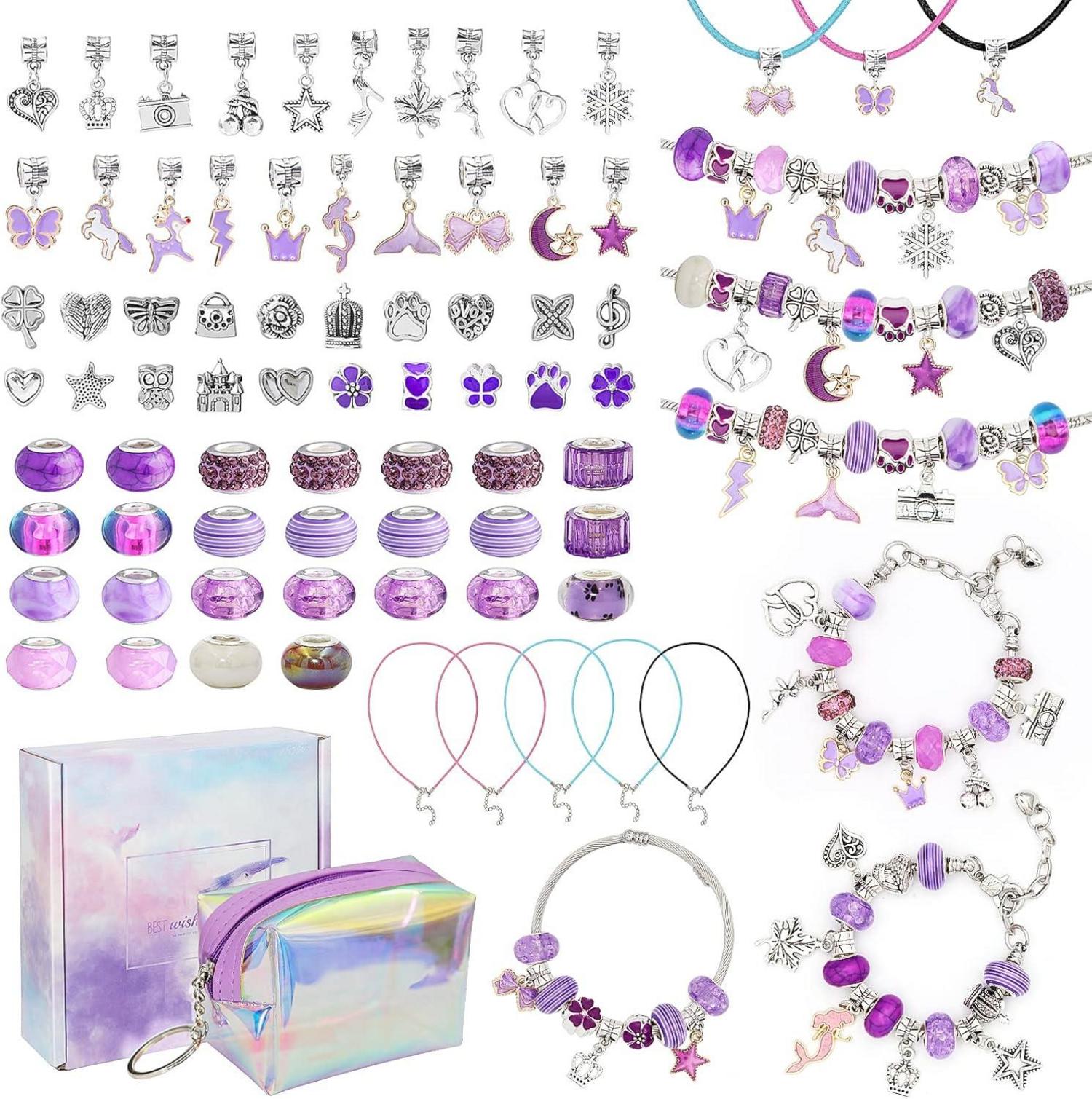 DIY Schmuck Basteln Set Mädchen 6-12 Jahre
