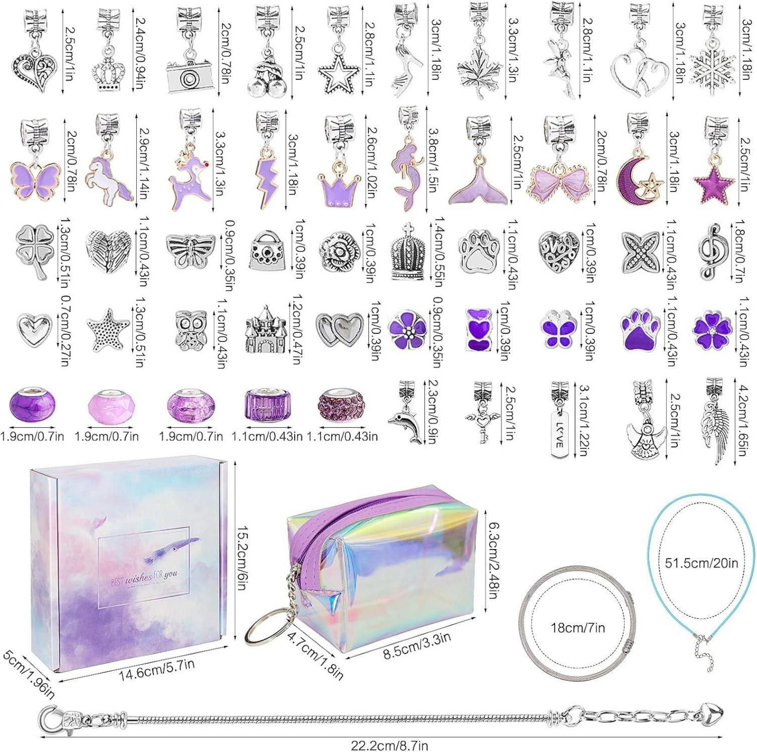 DIY Schmuck Basteln Set Mädchen 6-12 Jahre