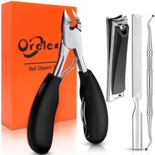Professionelles Fußnagelzangen-Set für dicke Nägel - 4-teiliges