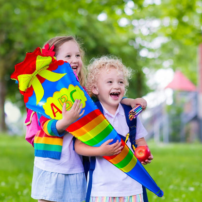 3er Set Folienballon Schulanfang Kinder Deko Luftballons Einschulung