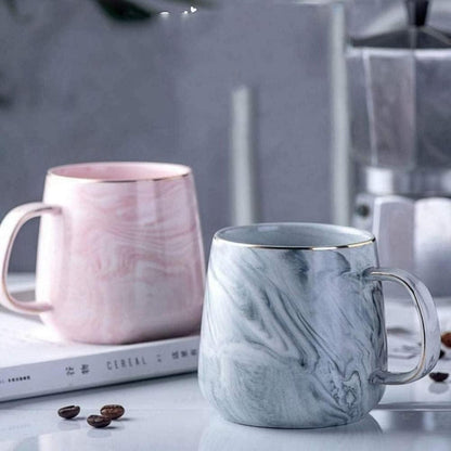 Marmor Kaffeetasse Keramik Teetasse 320ml Geschenk für Weihnachten Hochzeit