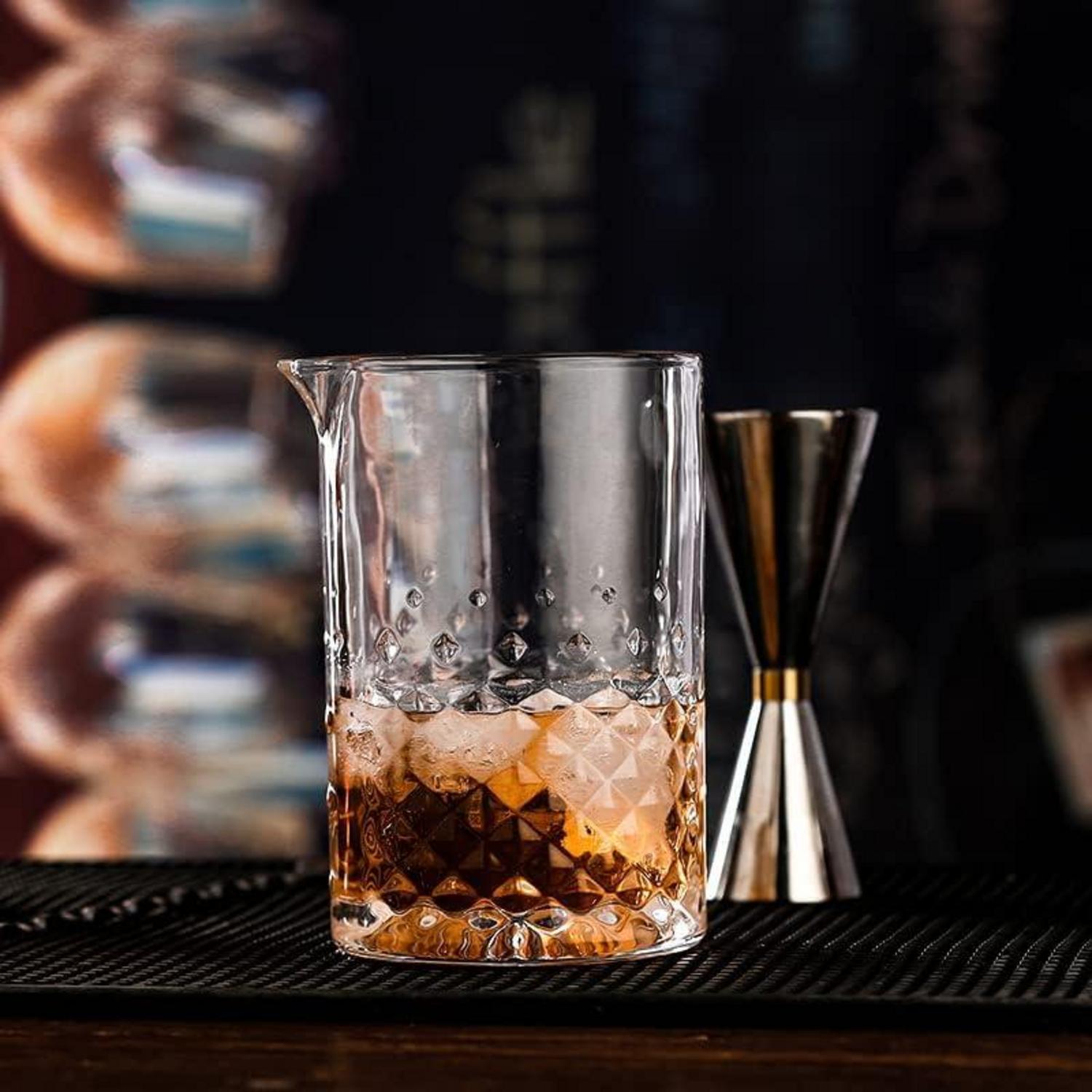Cocktail Mixing Glas 750ml Crystal Bar Mixing Pitcher 2er Pack
