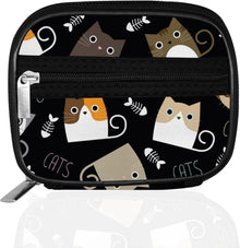 Tablettenbox 7 Tage Pillendose Reißverschluss Stofftasche für