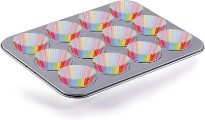 200 Stück Regenbogen Muffin Backformen Cupcake Wrapper Papier Fällen Liners