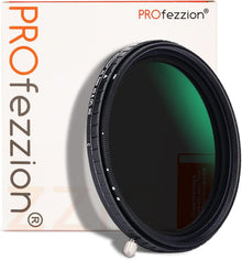 PROfezzion 72mm Variabler ND CPL Filter 2 in 1 für Kamera