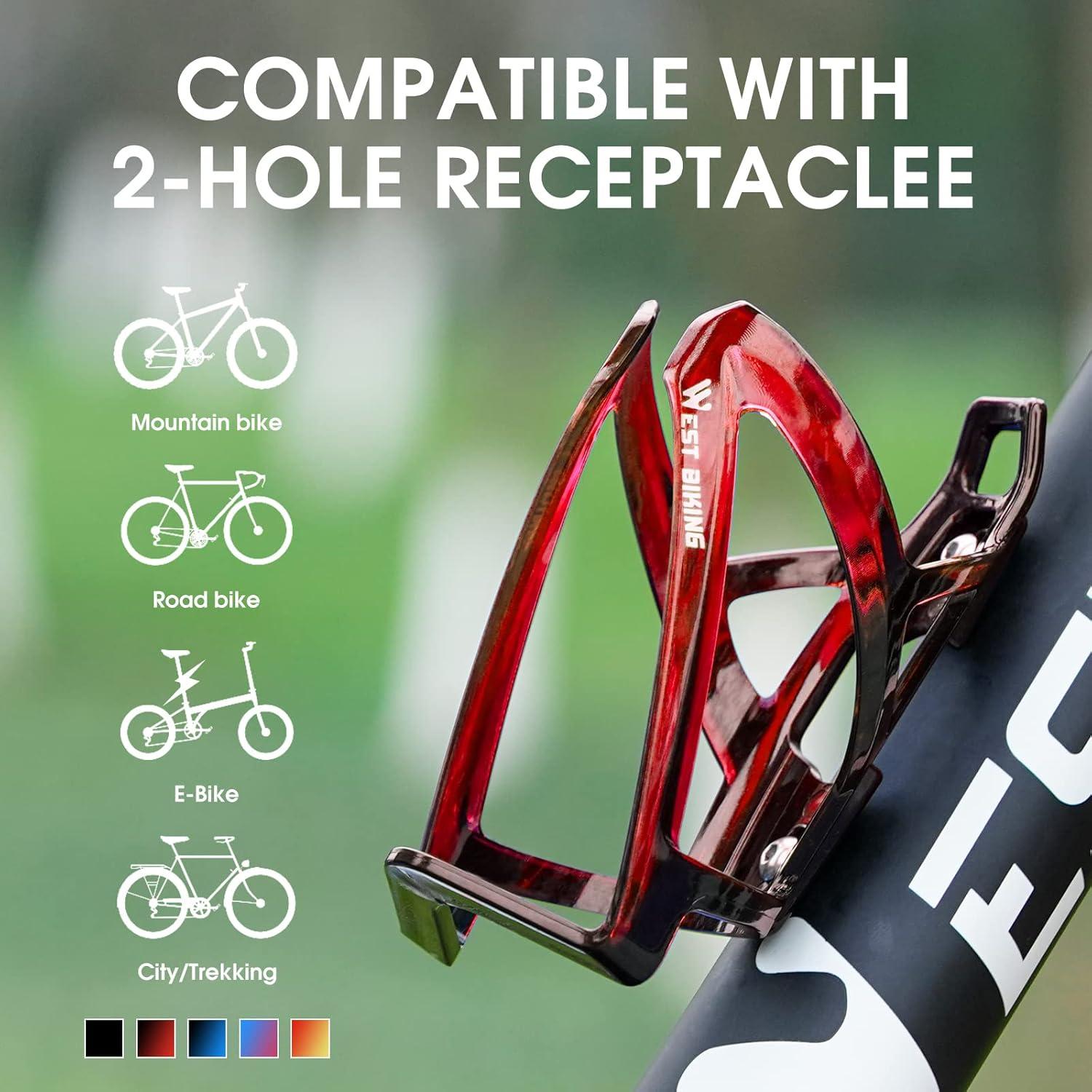 2x Fahrrad Flaschenhalter Leichtgewicht Trinkflaschenhalter MTB Rennrad Set