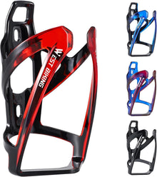 Fahrrad Flaschenhalter für MTB Rennrad ultraleicht Schwarz Rot