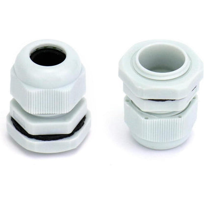 QWORK Kabelverschraubung wasserdicht Kunststoff M20 x 1.5 20