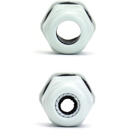 QWORK Kabelverschraubung wasserdicht Kunststoff M20 x 1.5 20