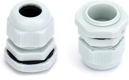 QWORK Kabelverschraubung wasserdicht Kunststoff M20 x 1.5 20