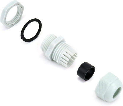 QWORK Kabelverschraubung wasserdicht Nylon M20 x 1.5 20 Stk