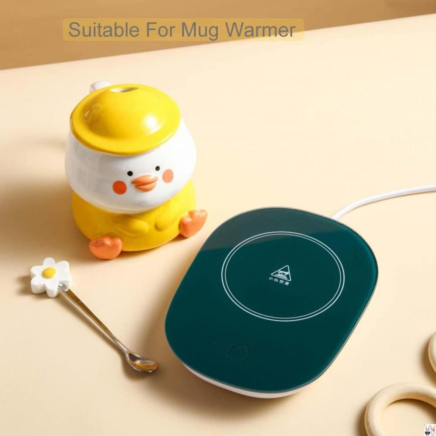 Süße 3D Ente Kaffeetasse mit Hut-Deckel und Blumen-Löffel