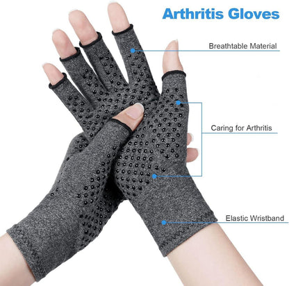 Arthritis Kompressionshandschuhe Arthrose Fingerlose Schmerzlinderung