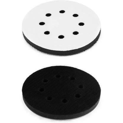 Schaum Interface Pad Kissen 125mm 2 Stück Klett 8-Loch