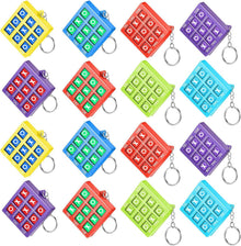 16 Stück Tic Tac Toe Schlüsselanhänger Party Mitgebsel Rucksack