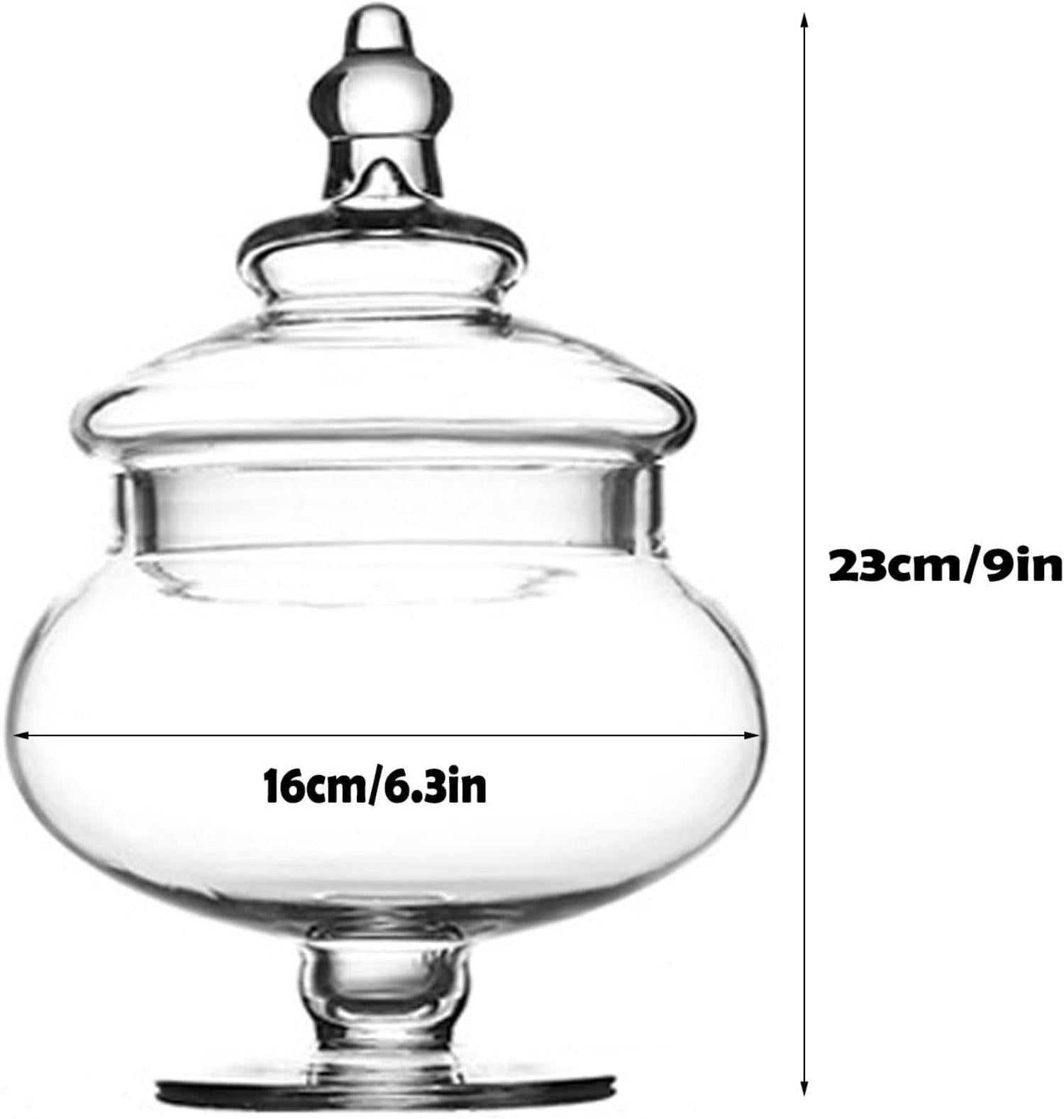 Bonbonglas mit Deckel für Süßigkeiten und Gewürze