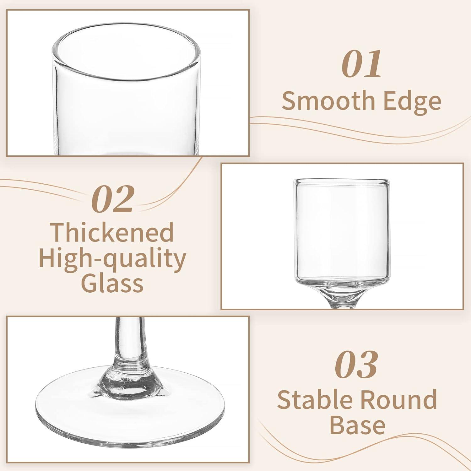 Teelichthalter Glas 3er Set Stumpenkerzen Kerzenständer Windlichter