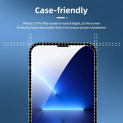 Panzer Schutzglas Kamera Schutzglas iPhone 13 Pro Max 9H-Härte kratzfest blasenfrei 4er Pack