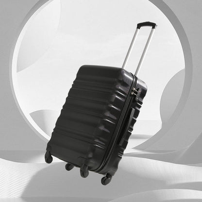 COOLIFE Hartschalen-Koffer Trolley Rollkoffer Schwarz TSA 4
