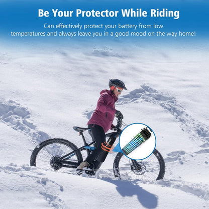 E-bike Akku Schutzhülle 28-34cm Wasserdicht Reflektierend Neopren