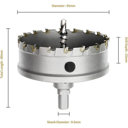 Hartmetall Lochsäge 95mm für Metall & Holz