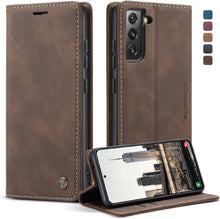Samsung Galaxy S22 5G Hülle Premium Leder Klappbar Flip Case Magnet