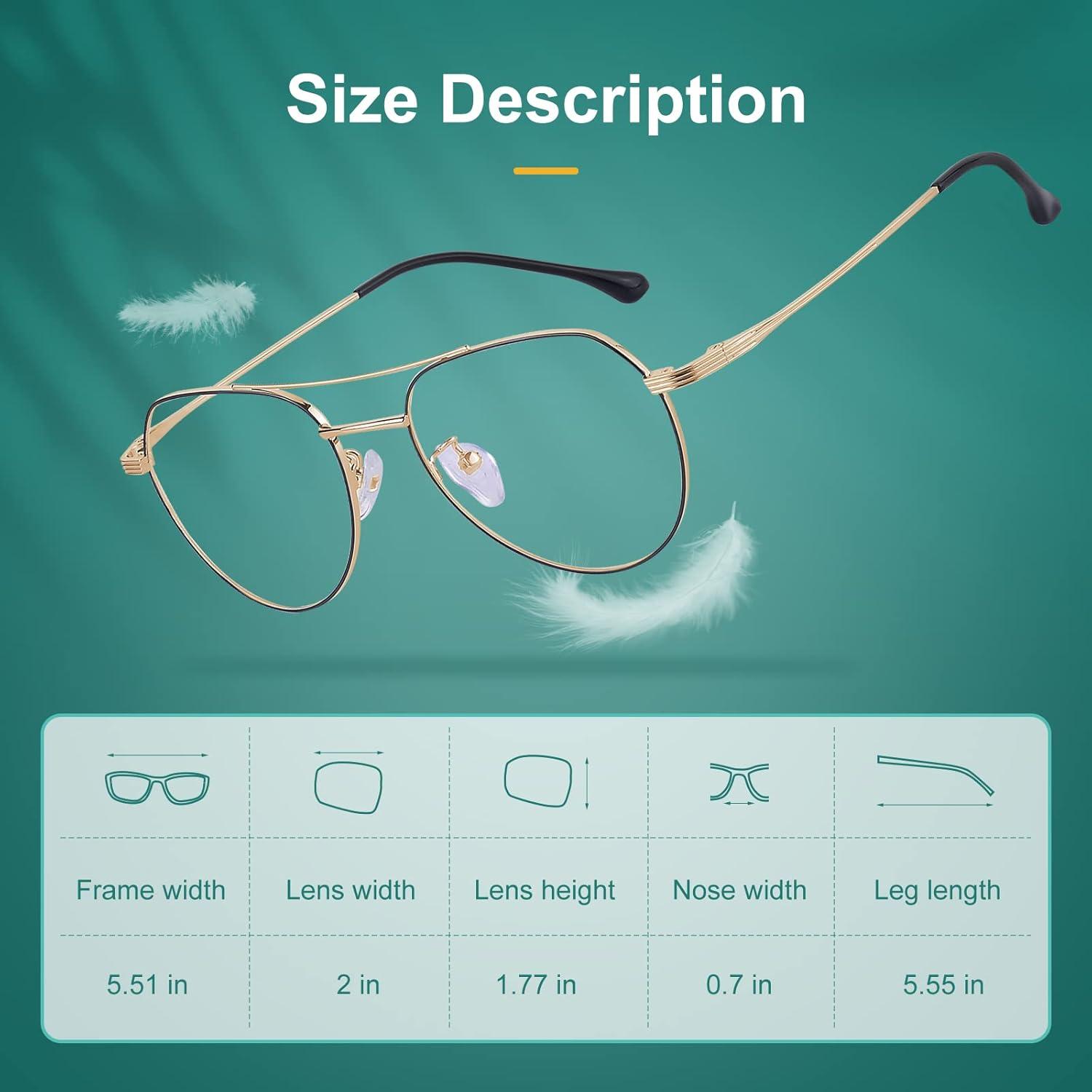 GIMDUMASA Computerbrille Blaulichtfilter Gaming Brille