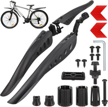 Fahrrad Schutzblech Set Universal MTB Rennrad 24-29 Zoll Rot