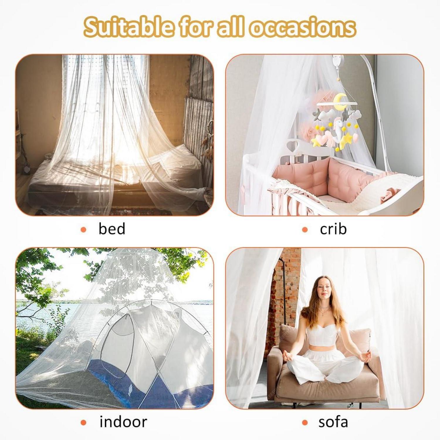 Moskitonetz Bett Doppelbett Einzelbett 0.6*2.5*10.5m Moskitoschutz