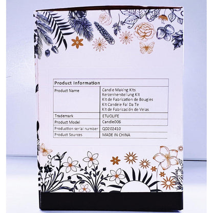 Kerzen Gießen Set DIY Kit 480g Sojawachs Anfänger Kinder