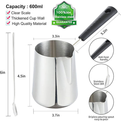 Kerzen Gießen Set DIY Kit 480g Sojawachs Anfänger Kinder