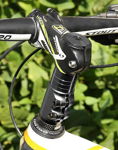 Fahrrad Lenkererhöhung Aluminium Vorbau Adapter 28.6mm 124mm Schwarz