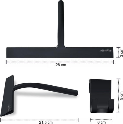 Duschabzieher Set 28 cm Silikon Duschwischer Fensterabzieher