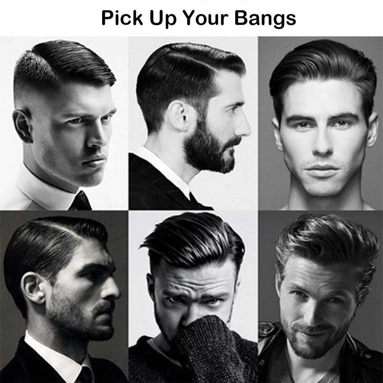 Herren Styling Kamm Set 4-teilig | Breiter Zahnkamm Kit Carbon Kamm