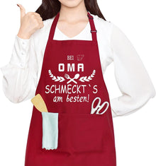 Lustige Oma Geschenk Schürze Weihnachten Muttertag Küchenschürze Damen