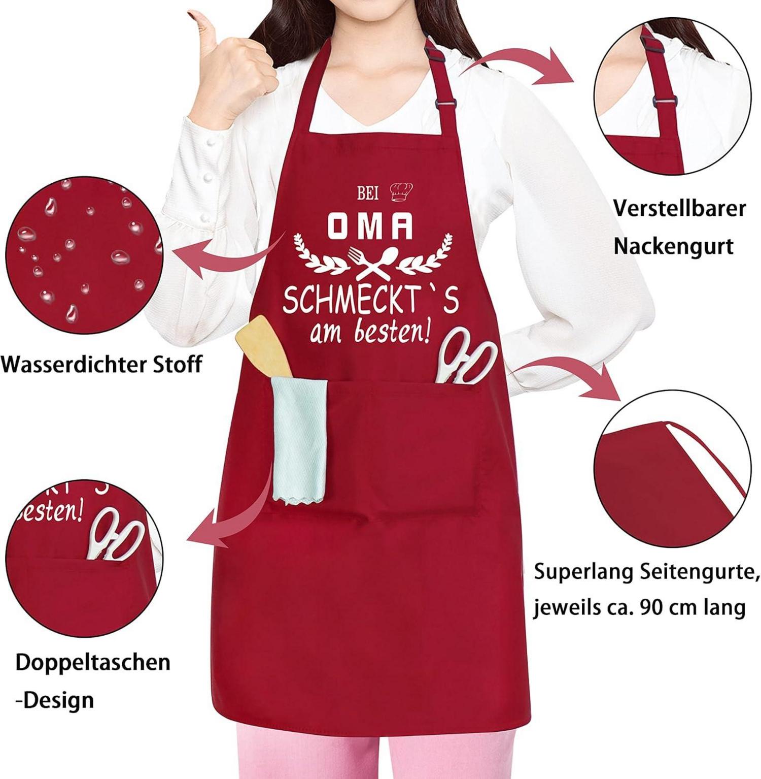 Lustige Oma Geschenk Schürze für Damen - Muttertag