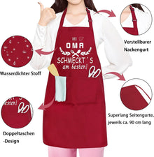 Lustige Oma Geschenk Schürze für Damen - Muttertag
