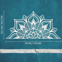 Metall Mandala Lotusblumen Wanddekoration für Zuhause Büro