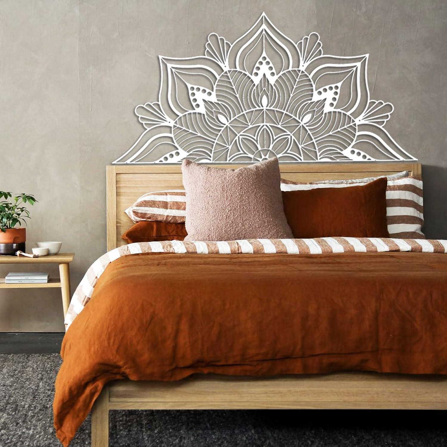 Metall-Mandala Wanddekoration Lotusblumen-Wandkunst