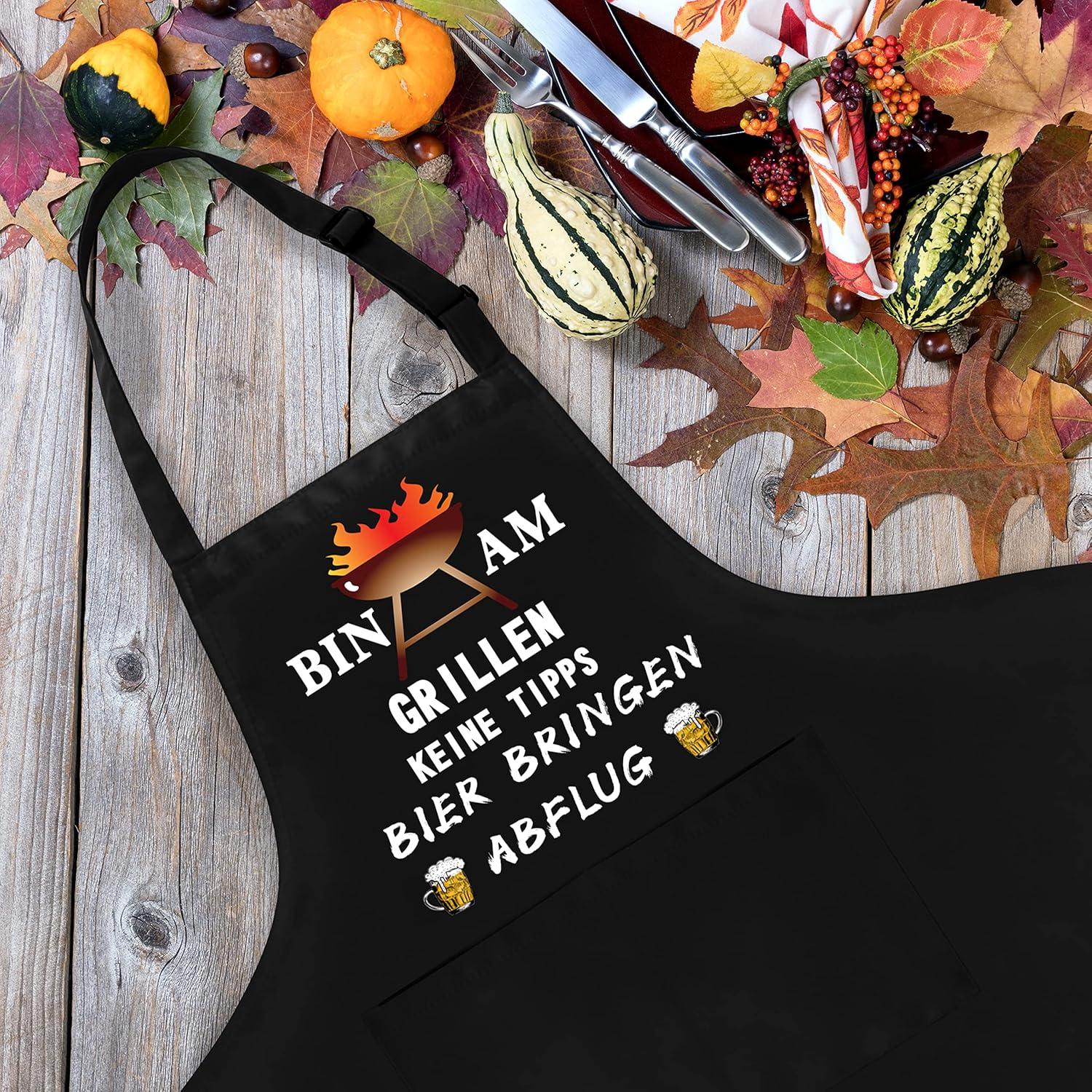 Lustige Grillschürze für Männer - Ideal als Geschenk für