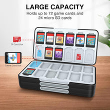 Switch Game Card Aufbewahrung Schutzhülle mit 72 Slots und