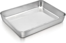 Auflaufform Edelstahl Rechteckig Kuchenform 24x18x5cm Backblech
