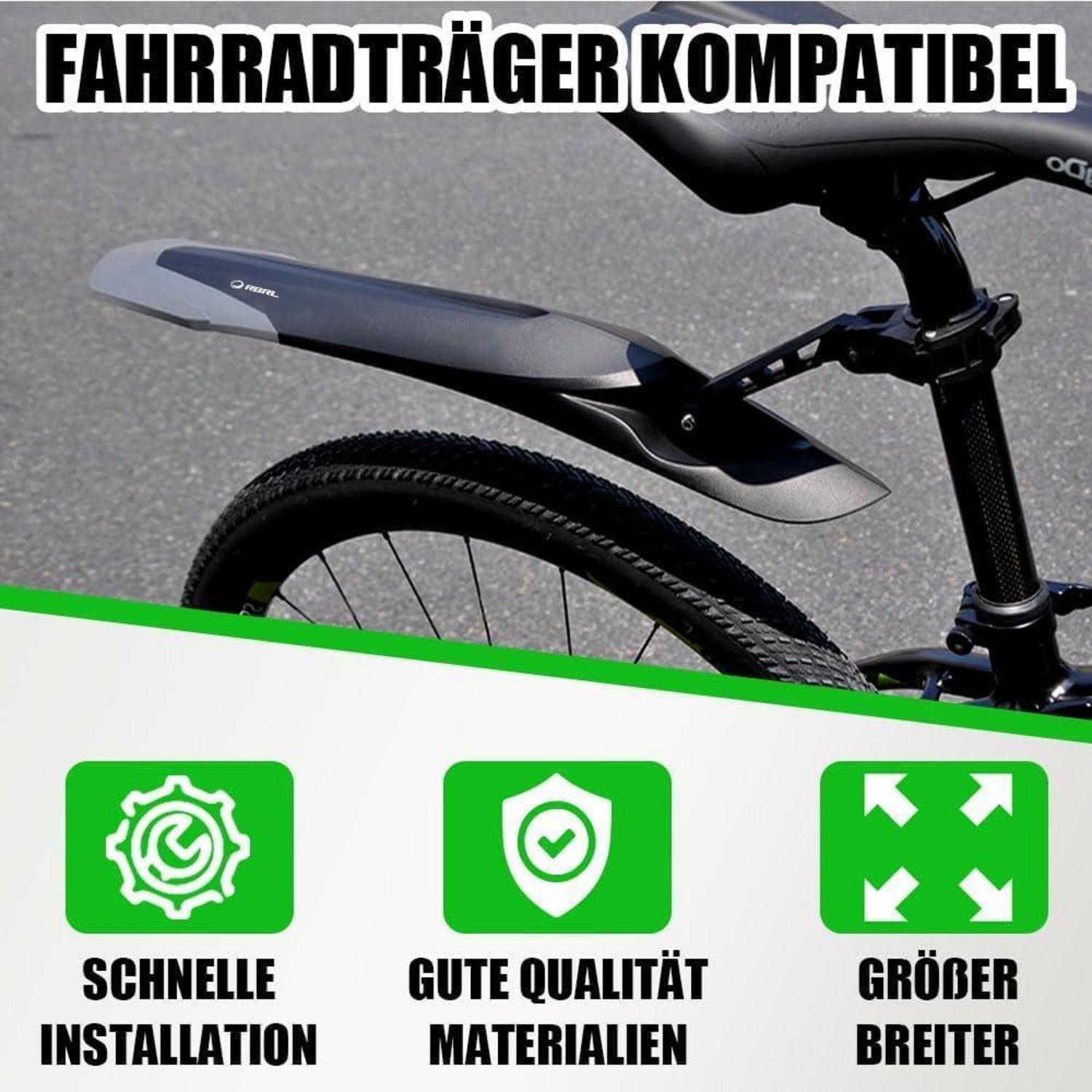 RBRL Fahrrad Schutzblech Set Universal 24-29 Zoll Spritzschutz Magnetisch