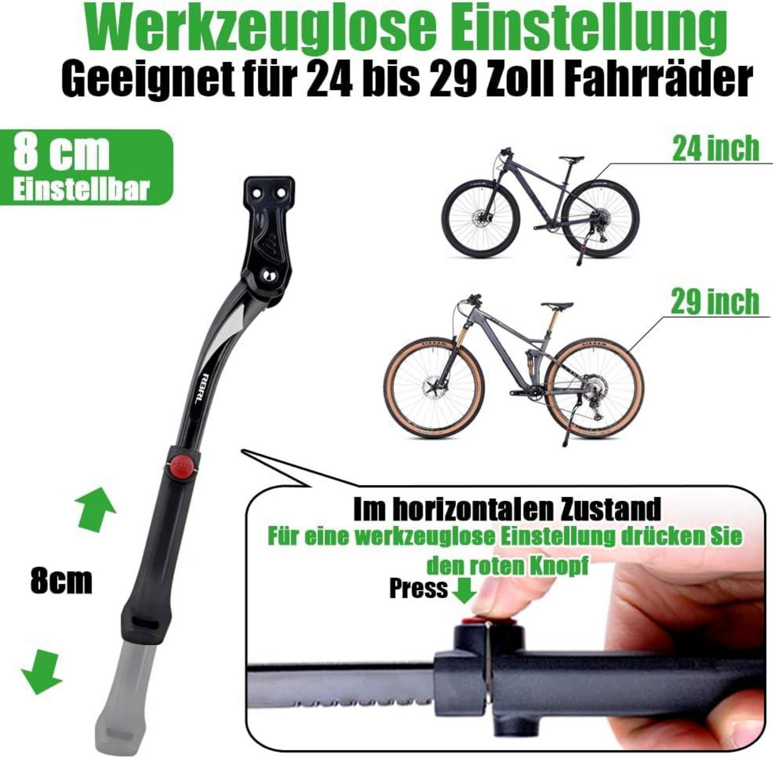 Fahrradständer Aluminiumlegierung 18mm Lochabstand für Mountainbike/Rennrad 18/40mm
