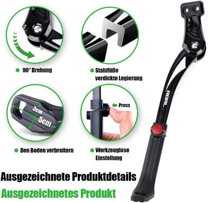 RBRL 18/40mm Lochabstand Fahrradständer Aluminium für Mountainbike