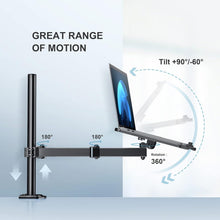 Laptop Halterung Schreibtisch Monitor Laptophalter 16,5 Zoll