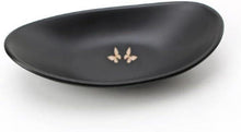 Schwarzes Schmuck Tablett Ringschale Schlüssel Organizer Oval